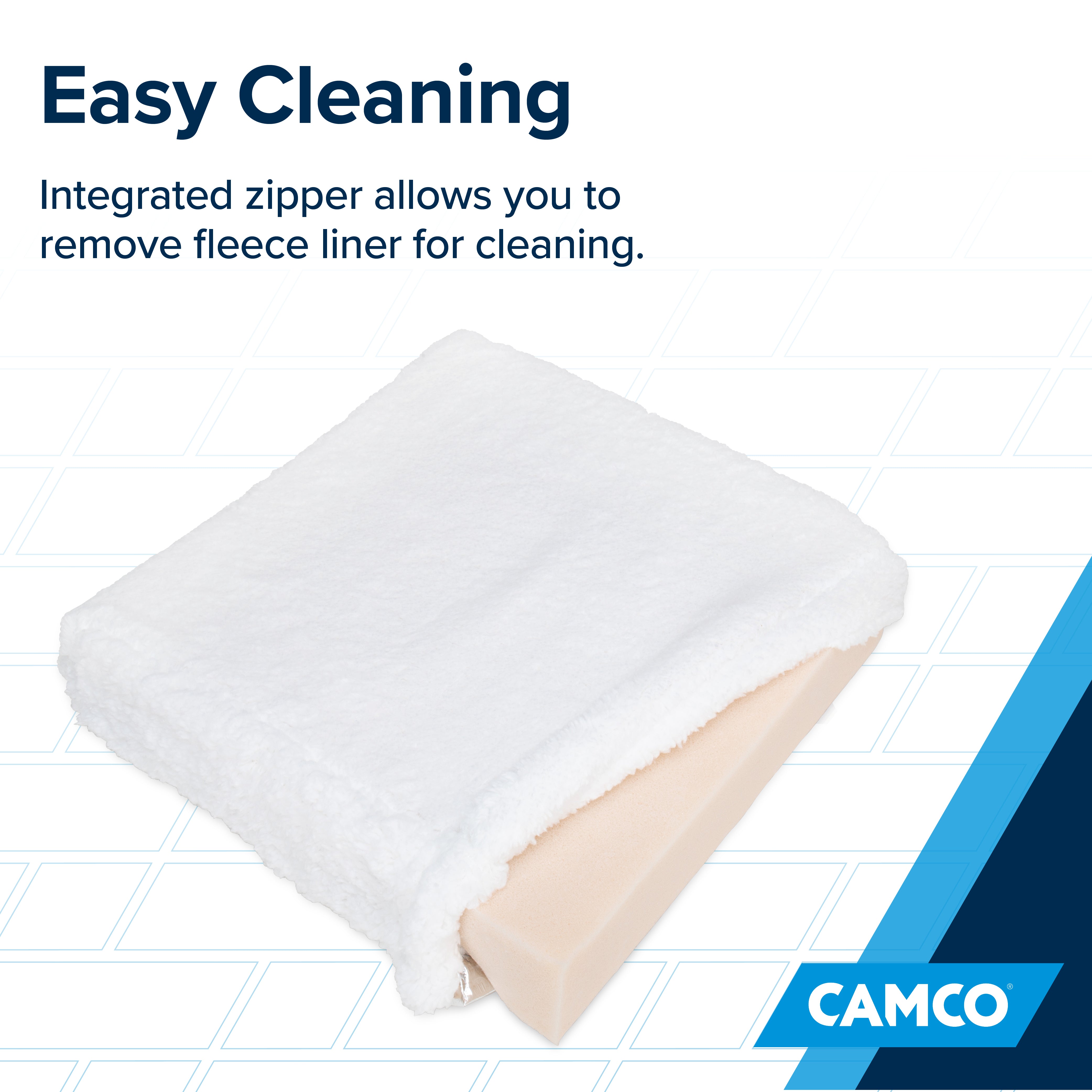 Camco 14” RV Vent Insulator Cover for Roof, Skylight, Reflective Surface, White