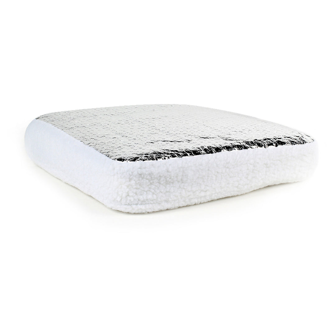 Camco 14” RV Vent Insulator Cover for Roof, Skylight, Reflective Surface, White - VMInnovations