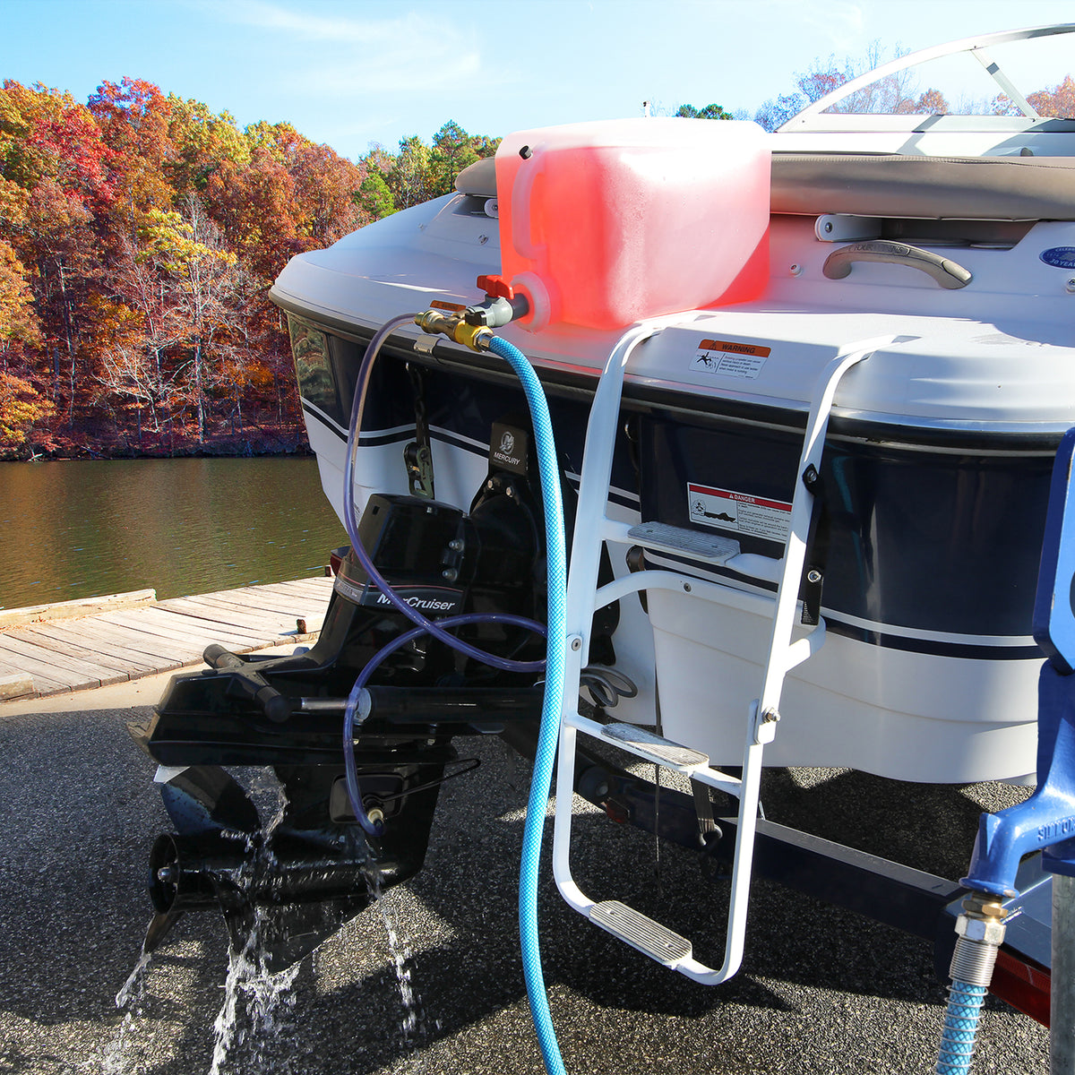 Camco Do It Yourself Boat Winterizing Kit, Gravity Flow Engine Flush System