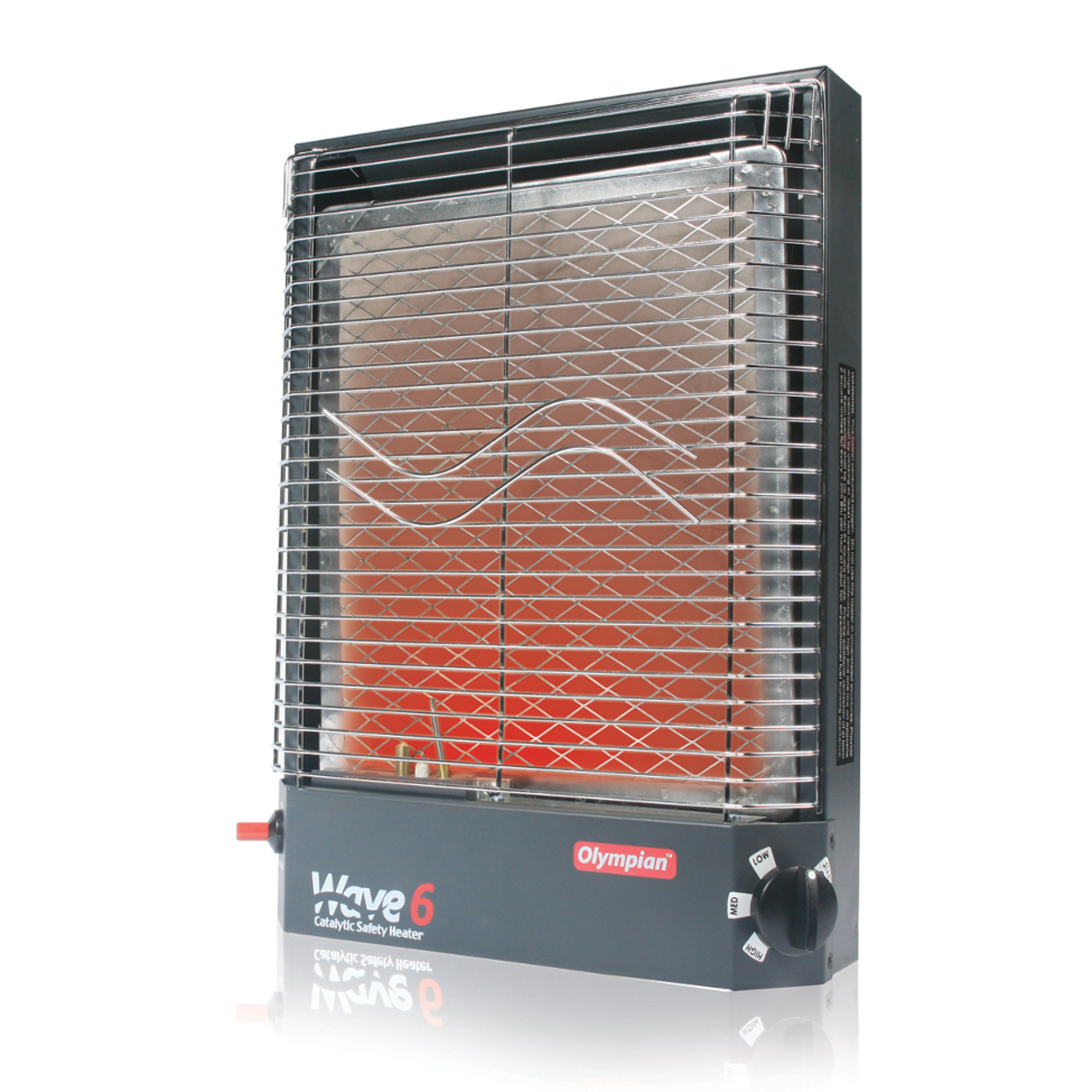 Camco Olympian Wave-6 Portable Catalytic Safety Heater for RV Use, 6,000 BTU - VMInnovations