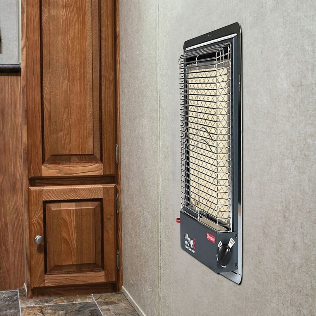 Camco Olympian Wave-6 Portable Catalytic Safety Heater for RV Use, 6,000 BTU - VMInnovations