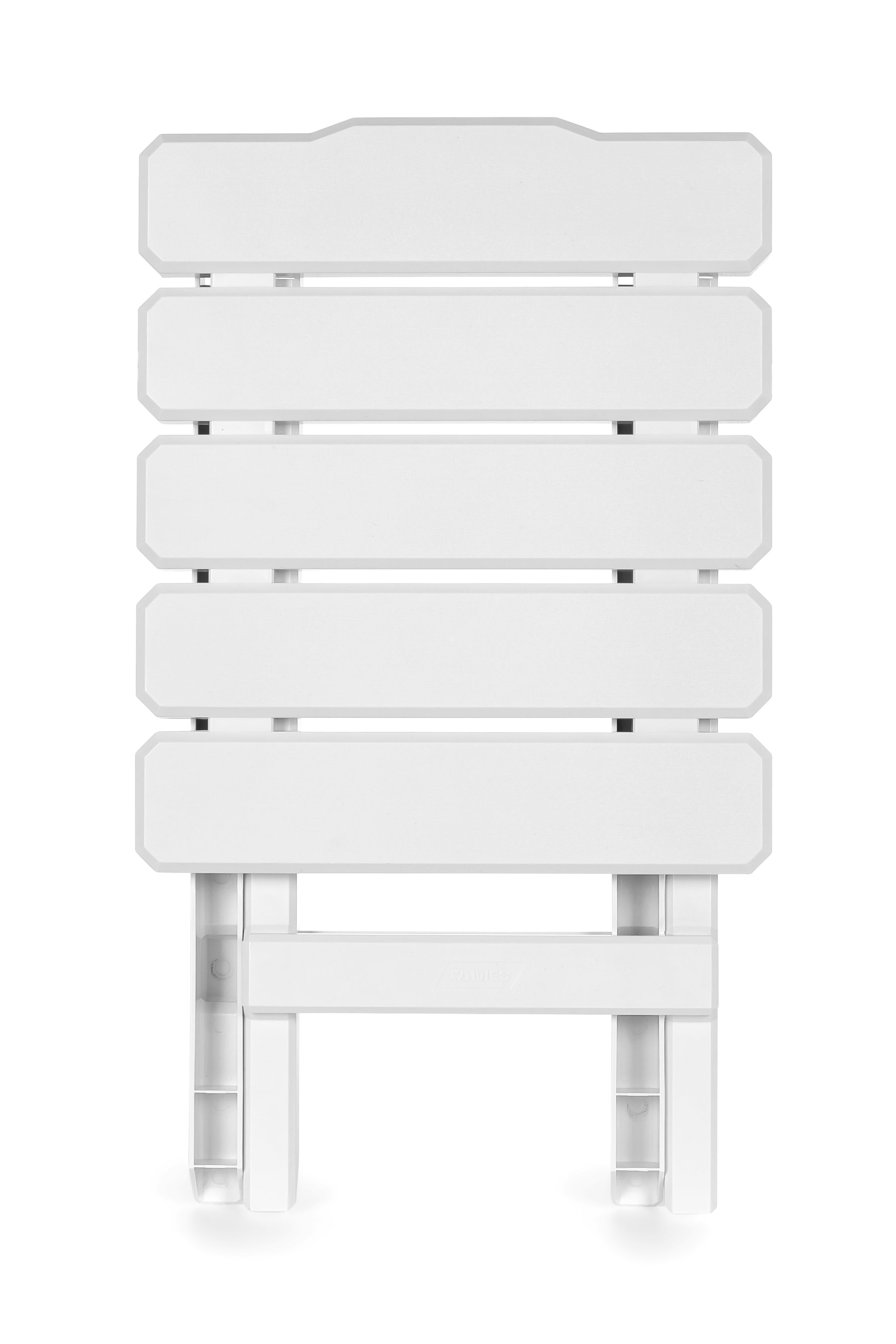 Camco Adirondack Style Folding Plastic Large Table, Indoor or Outdoor Use, White - VMInnovations