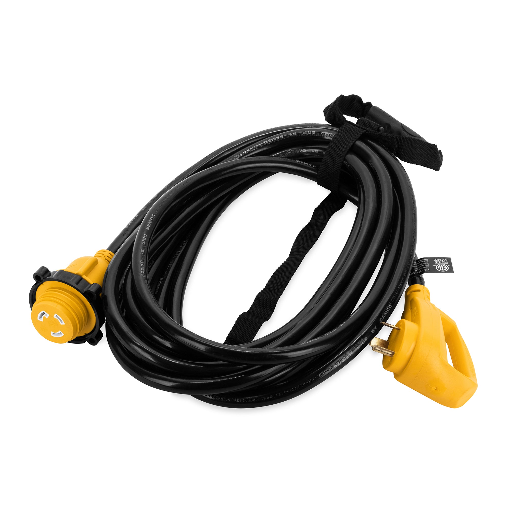 Camco PowerGrip 25 Ft 30 Amp RV Extension Cord Locking Connector 10 Gauge - VMInnovations