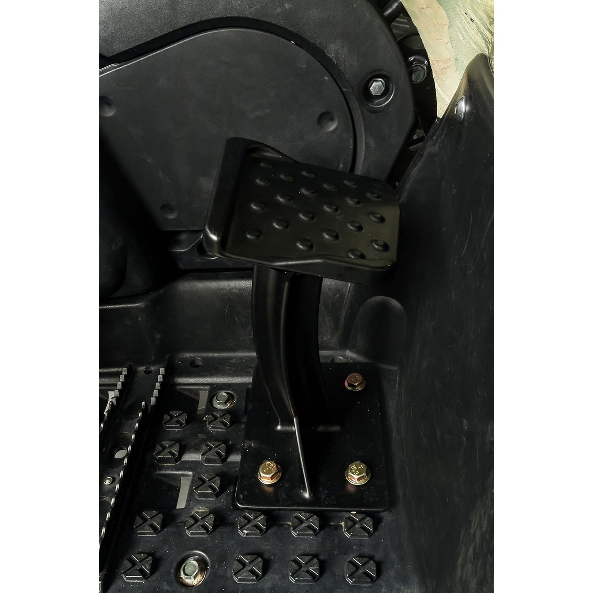 Black Boar 2 Pack ATV Rear Lounger Foot Pedestal, Secure Firm Foot Hold, Black