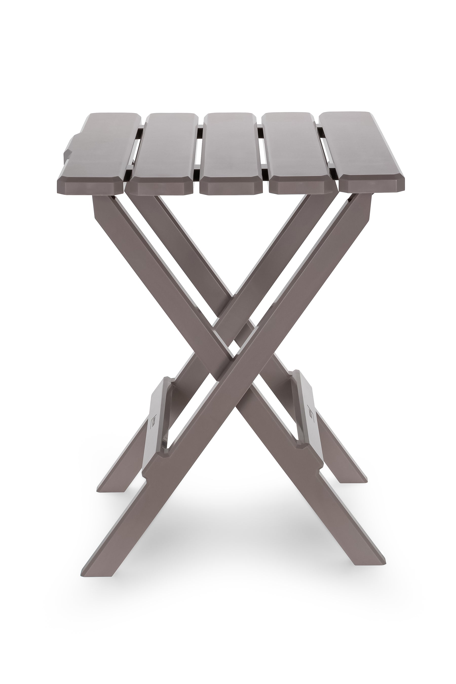 Camco Adirondack Style Folding Plastic Large Table, Indoor or Outdoor Use, Taupe