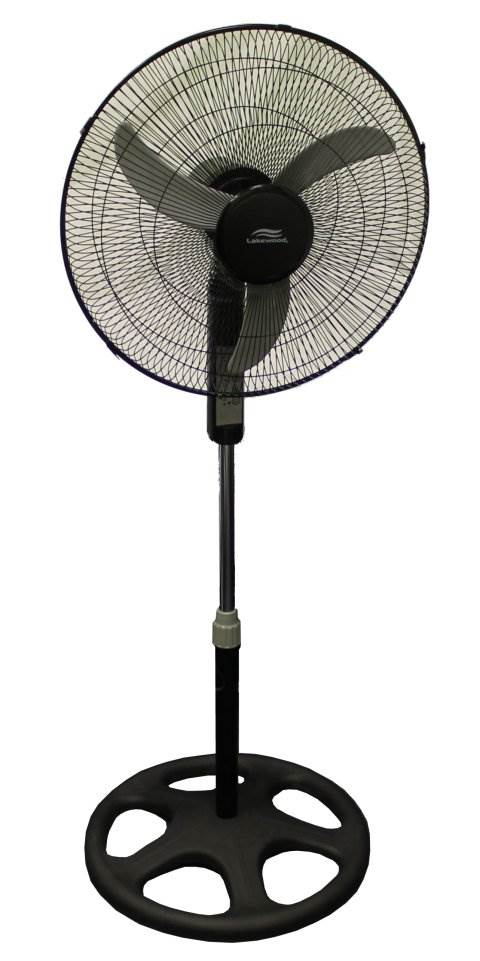 Lakewood LSF1810BR 18" Oscillating Floor Portable Fan Electronic with Stand