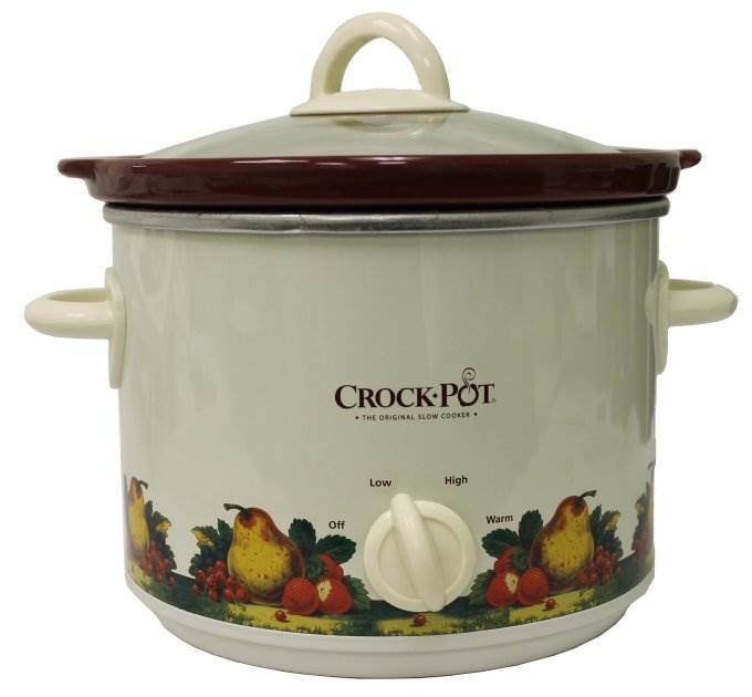 Crock Pot SCR300-R Classic 3 Quart 3 Lb Round Manual Slow Cooker - Open Box