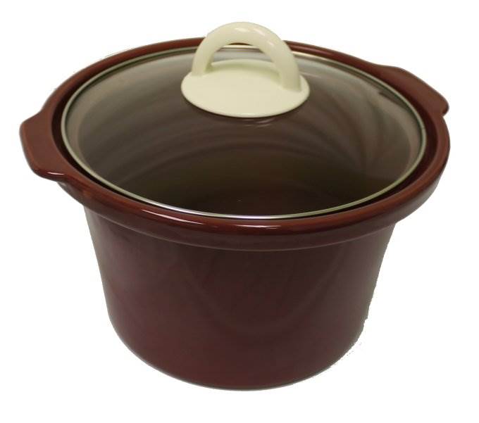 Crock Pot SCR300-R Classic 3 Quart 3 Lb Round Manual Slow Cooker - Open Box