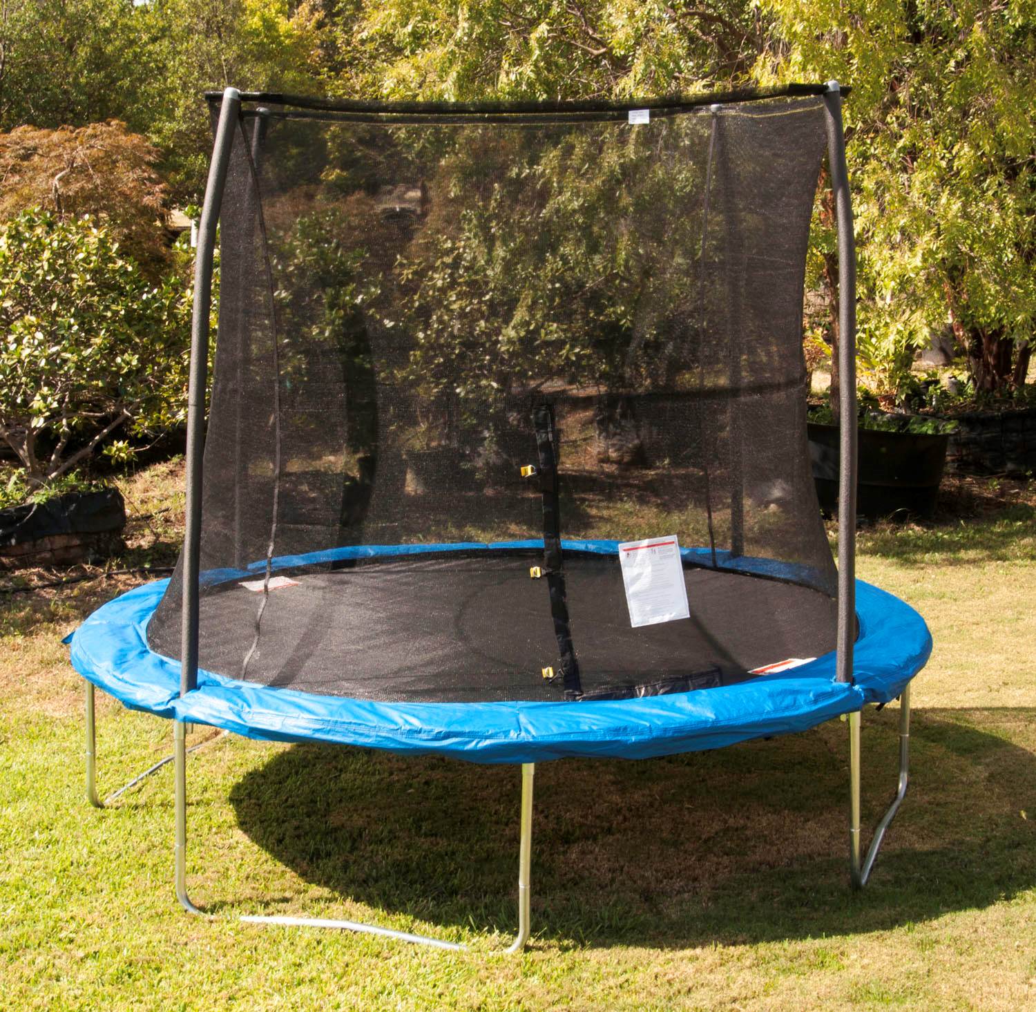 JumpKing 10' Trampoline and Safety Net Enclosure Combo - Blue (For Parts) - VMInnovations