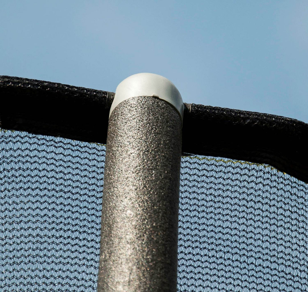 JumpKing JK10VC1 10 Foot Round Outdoor Trampoline w/ Safety Net Enclosure, Blue - VMInnovations