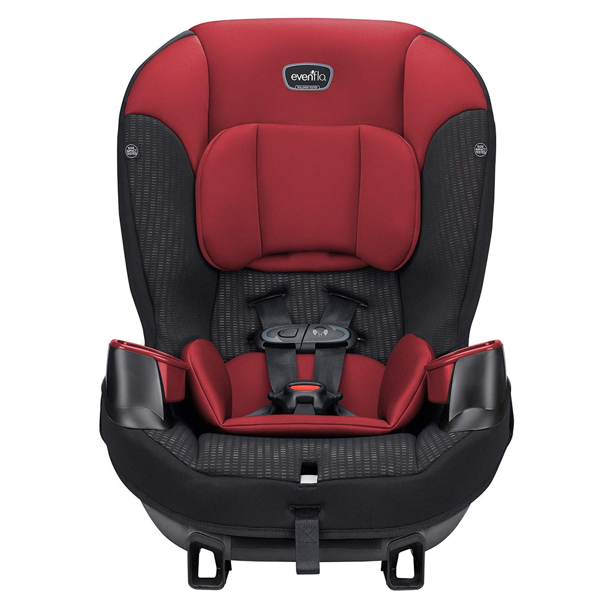 Evenflo Sonus 65 2-in-1 Convertible Infant Baby Toddler Car Seat, Rocco Red