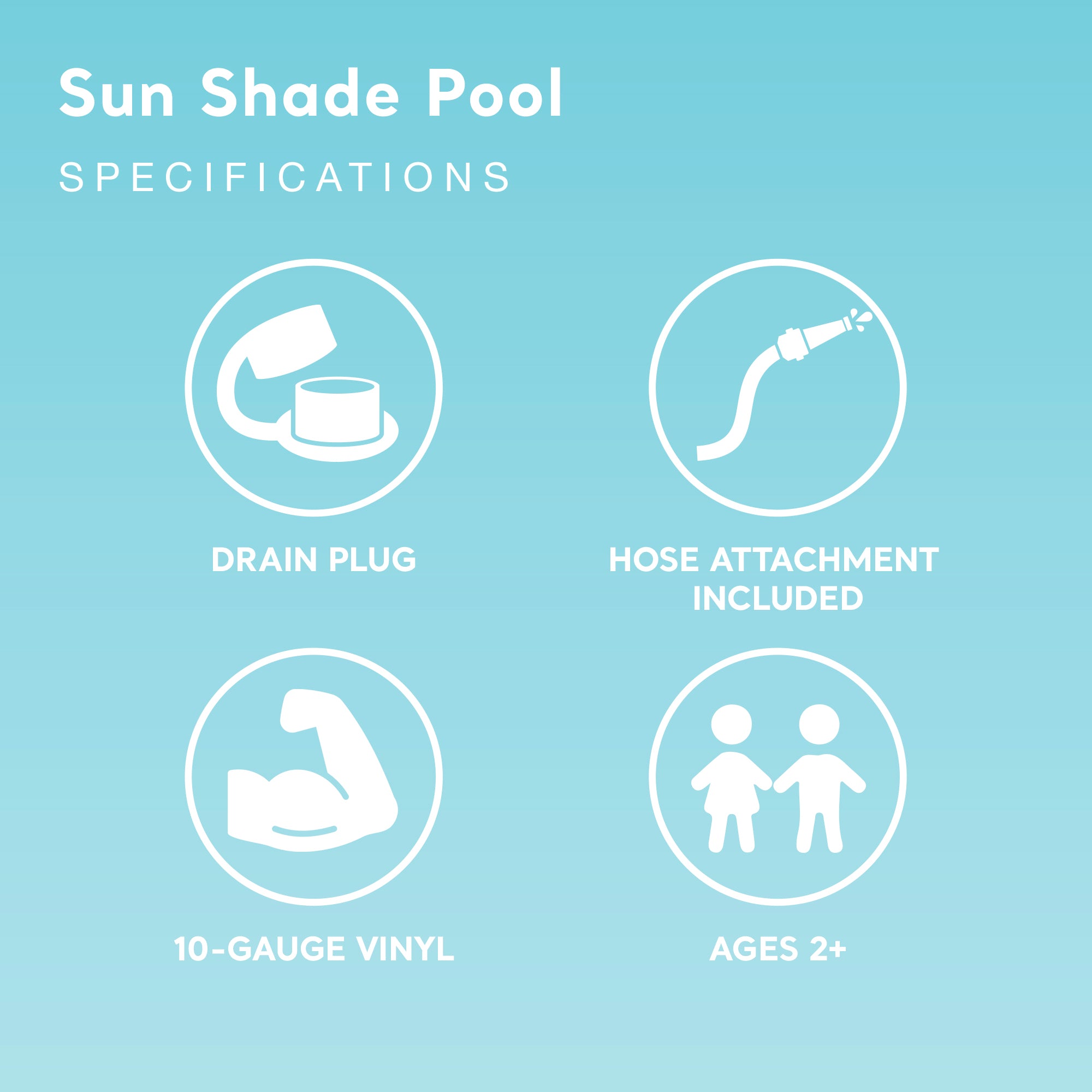 INTEX Sun & Shade Inflatable Kids Swimming Pool w/ Canopy (Open Box)