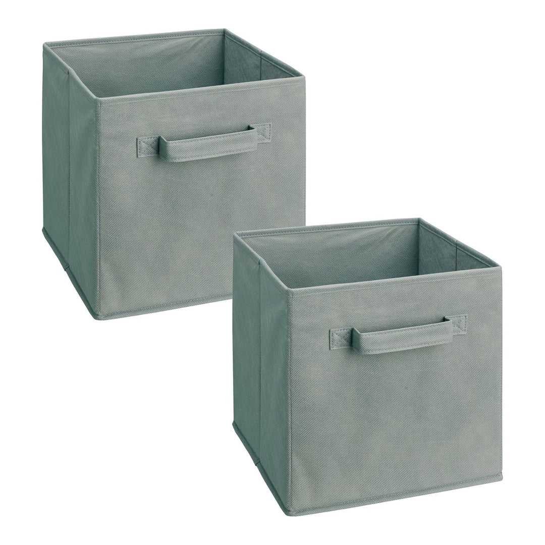 ClosetMaid Cubeicals Fabric Drawer, Open Storage Organizing Bin, Gray (2 Pack)