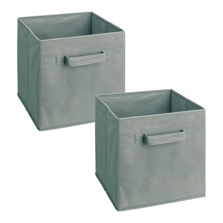 ClosetMaid Cubeicals Fabric Drawer, Open Storage Organizing Bin, Gray (2 Pack)