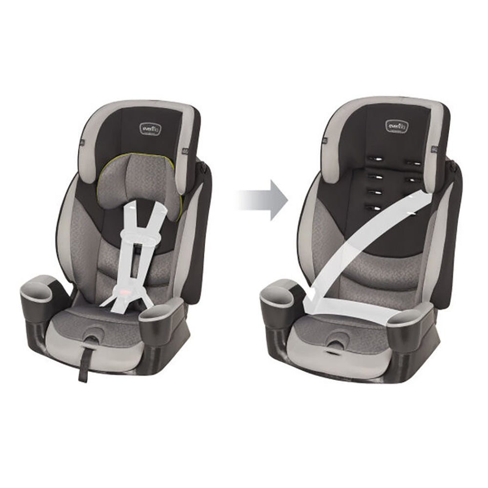 Evenflo Maestro Sport Harness Toddler 2-in-1 Booster Car Seat, Crestone Peaks - VMInnovations