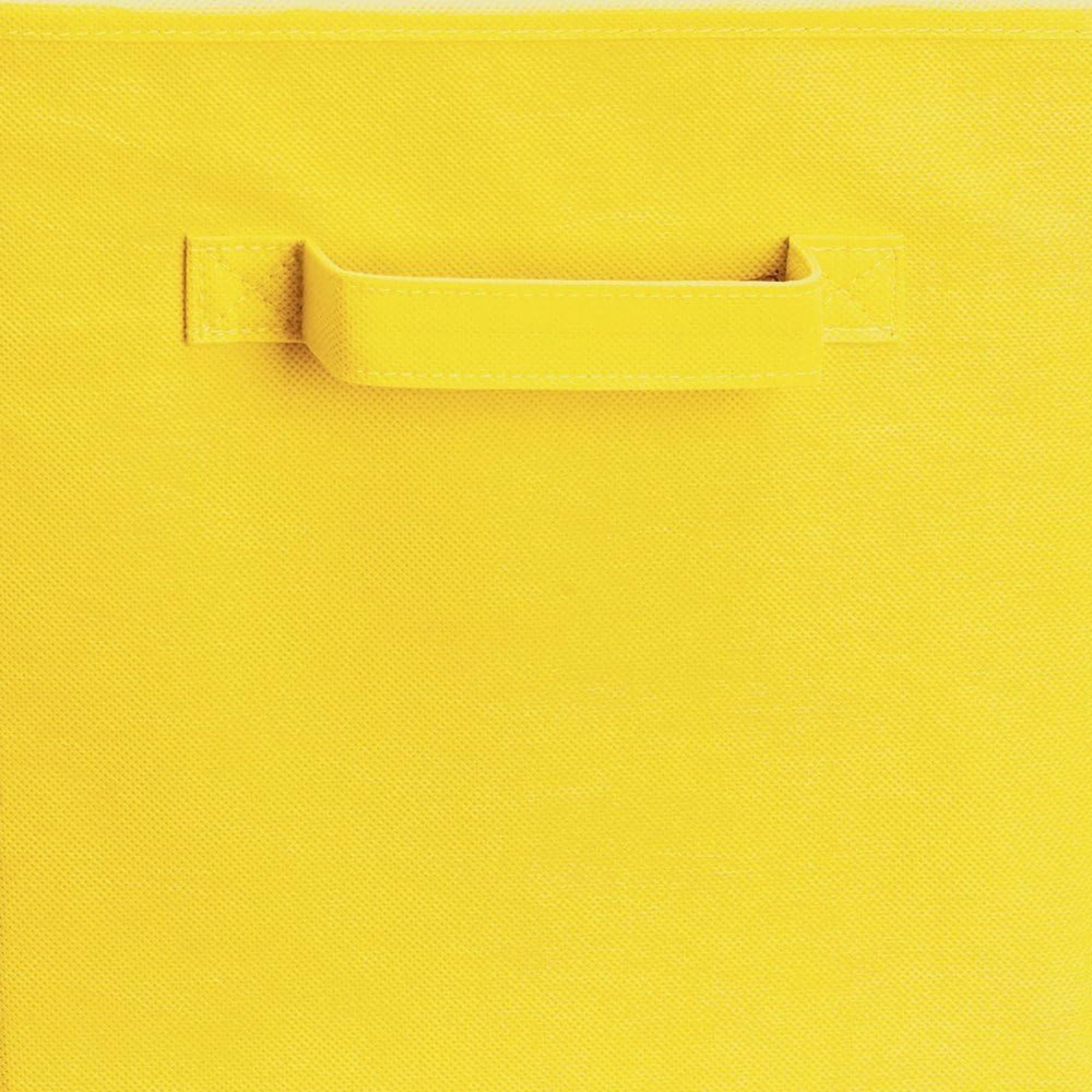 ClosetMaid Cubeicals Fabric Drawer, Open Storage Organizing Bin, Yellow - VMInnovations