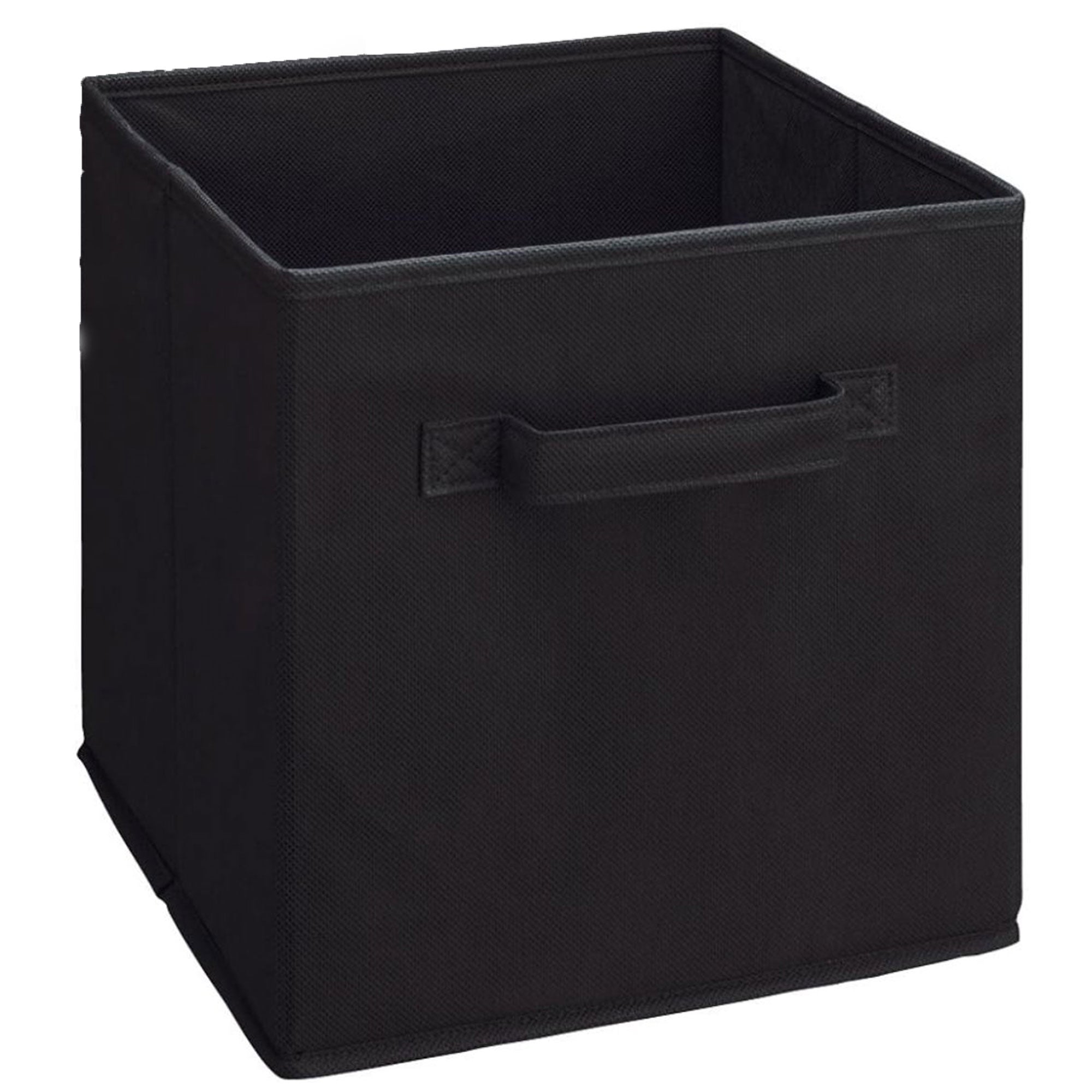 ClosetMaid Cubeicals Fabric Drawer, Open Storage Organizing Bin, Black (2 Pack) - VMInnovations