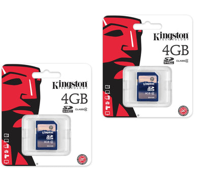 2 Kingston 4GB SD Video Picture Memory Cards - M80/M100/D55IR Trail Game Cameras - VMInnovations