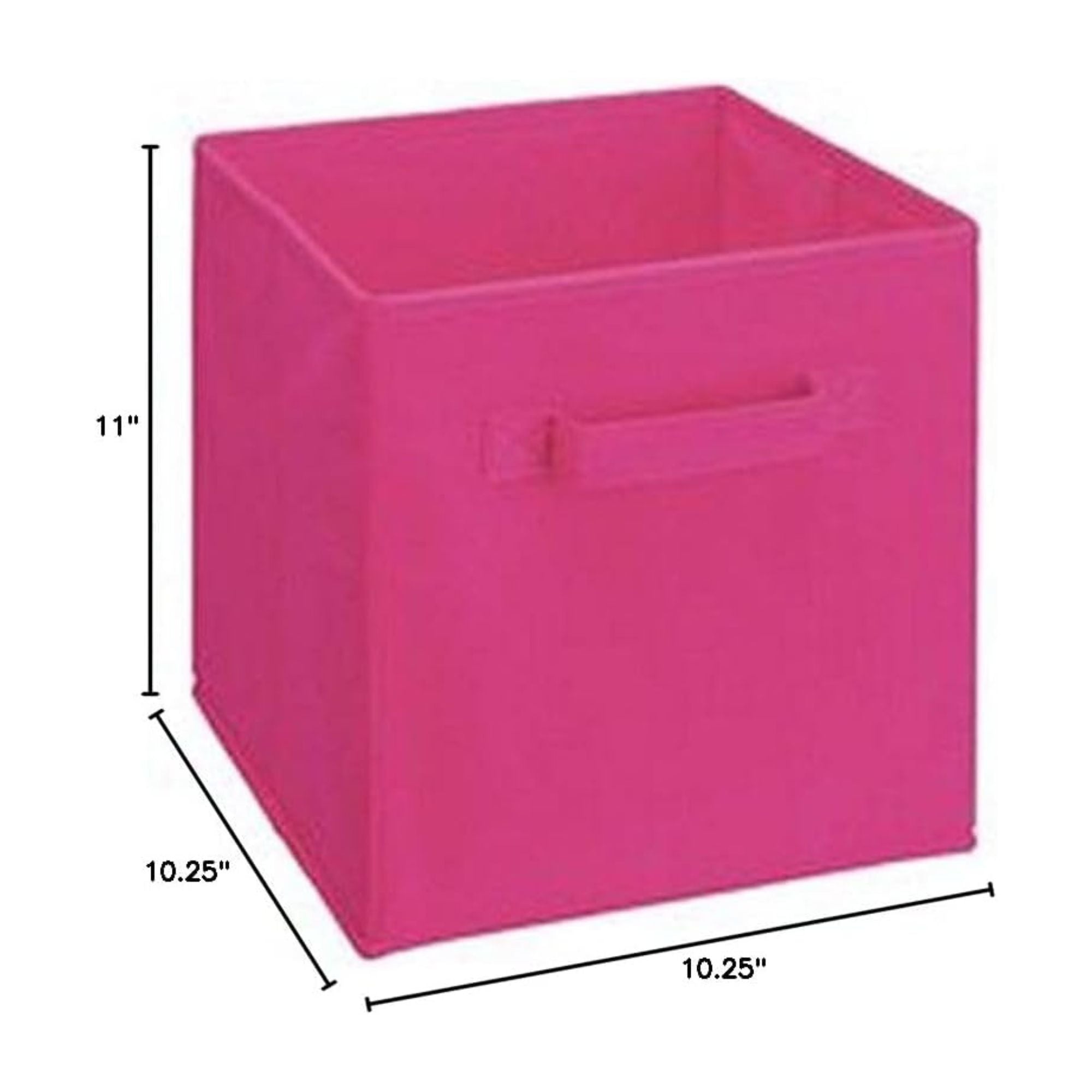 ClosetMaid Cubeicals Fabric Drawer, Open Storage Organizing Bin, Bright Pink - VMInnovations