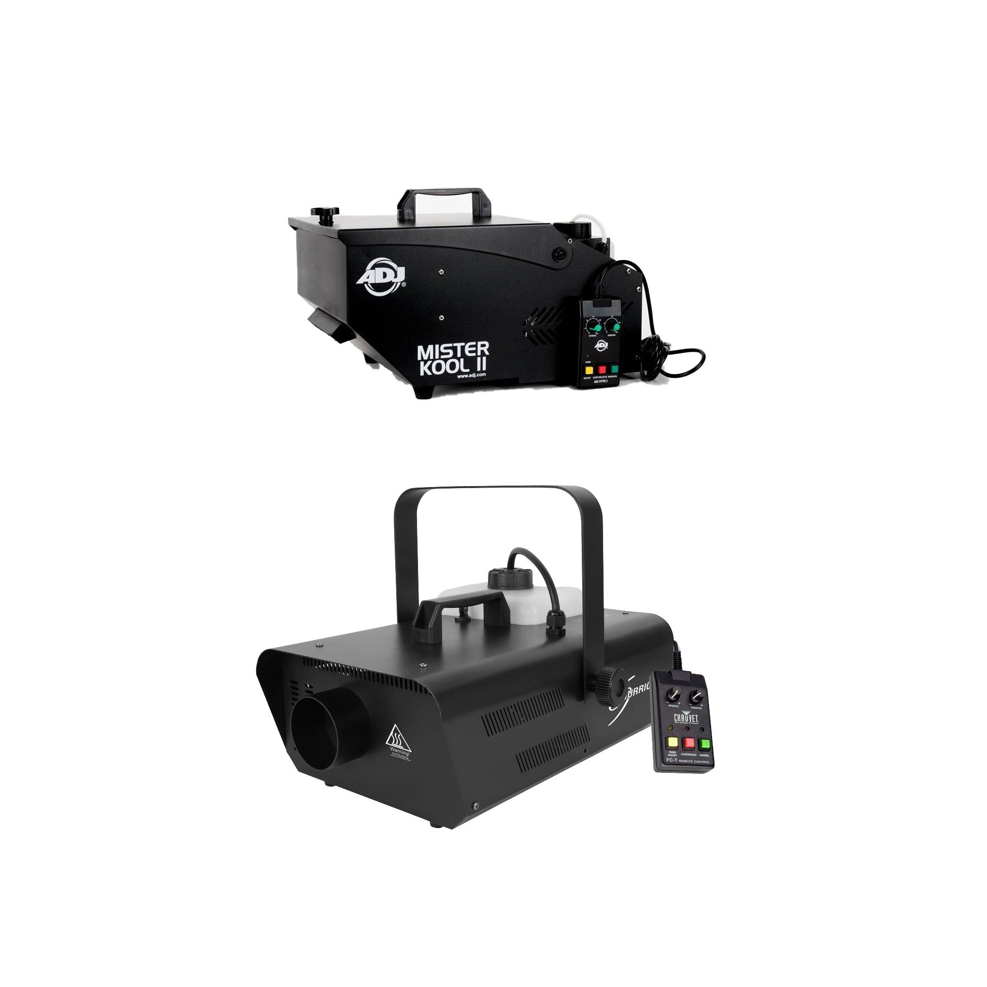 American DJ Mister Kool II Low Lying Fog Machine & Chauvet DJ Party Fog Machine
