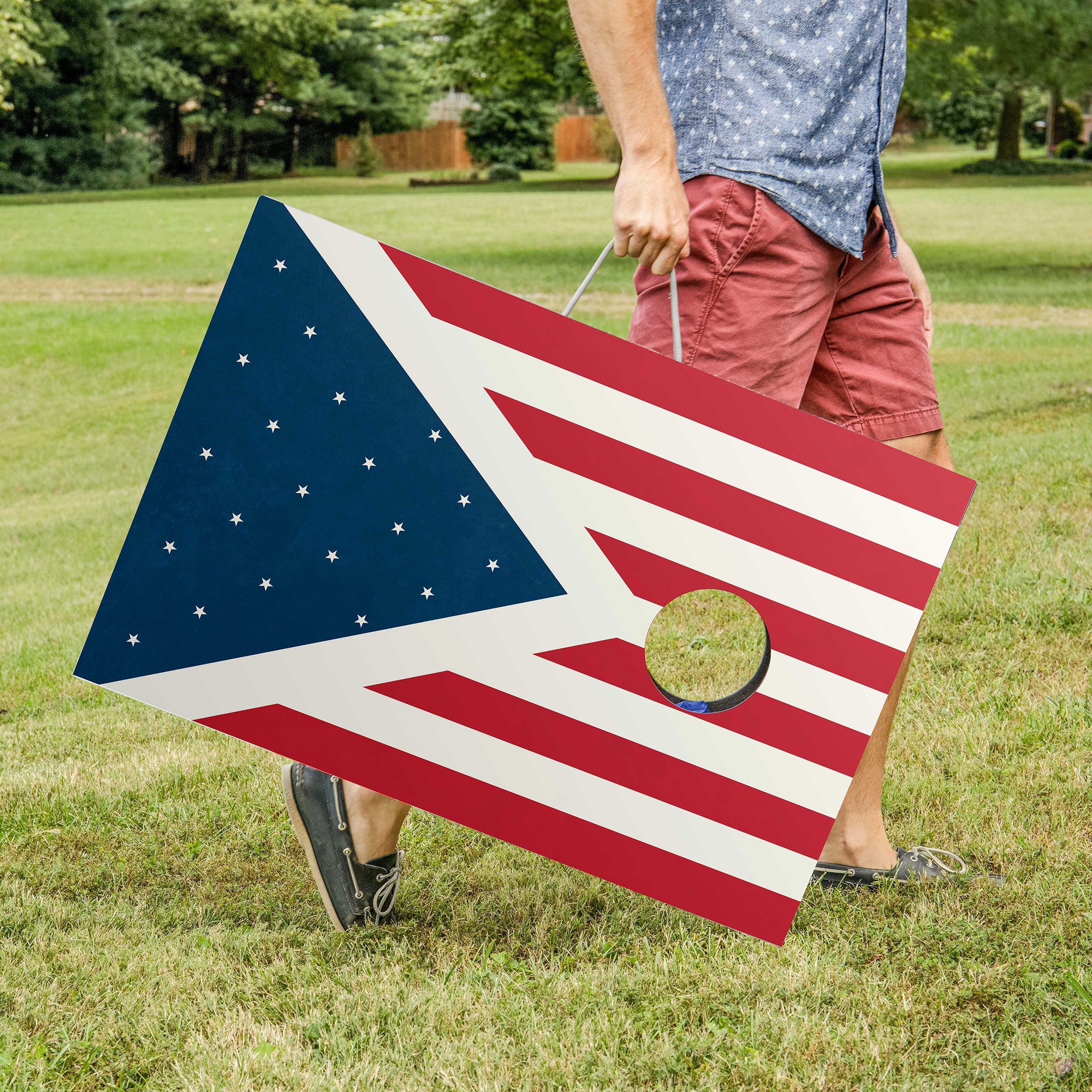 Triumph Tournament Moisture Resistant Patriotic Bean Bag Toss Game (For Parts)