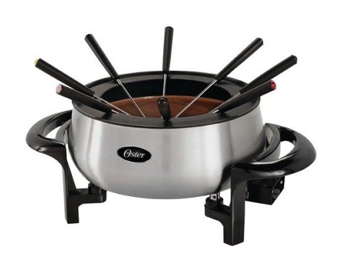 OSTER FPSTFN7700 3 Quart Fondue Pot Adjustable Temperature w/8 Forks