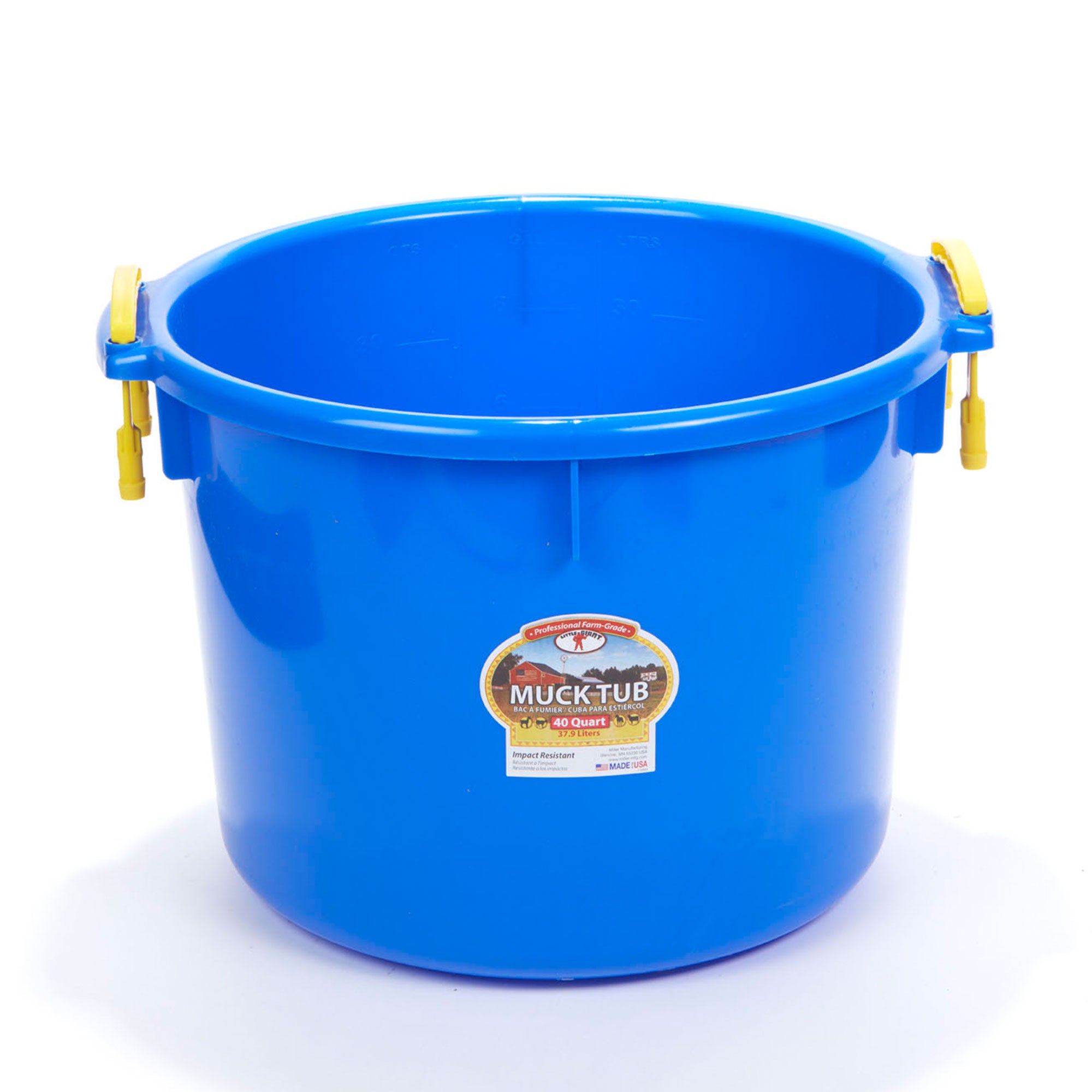 Little Giant 40 Quart Durable and Versatile Utility Muck Tub w/Handles(Open Box)