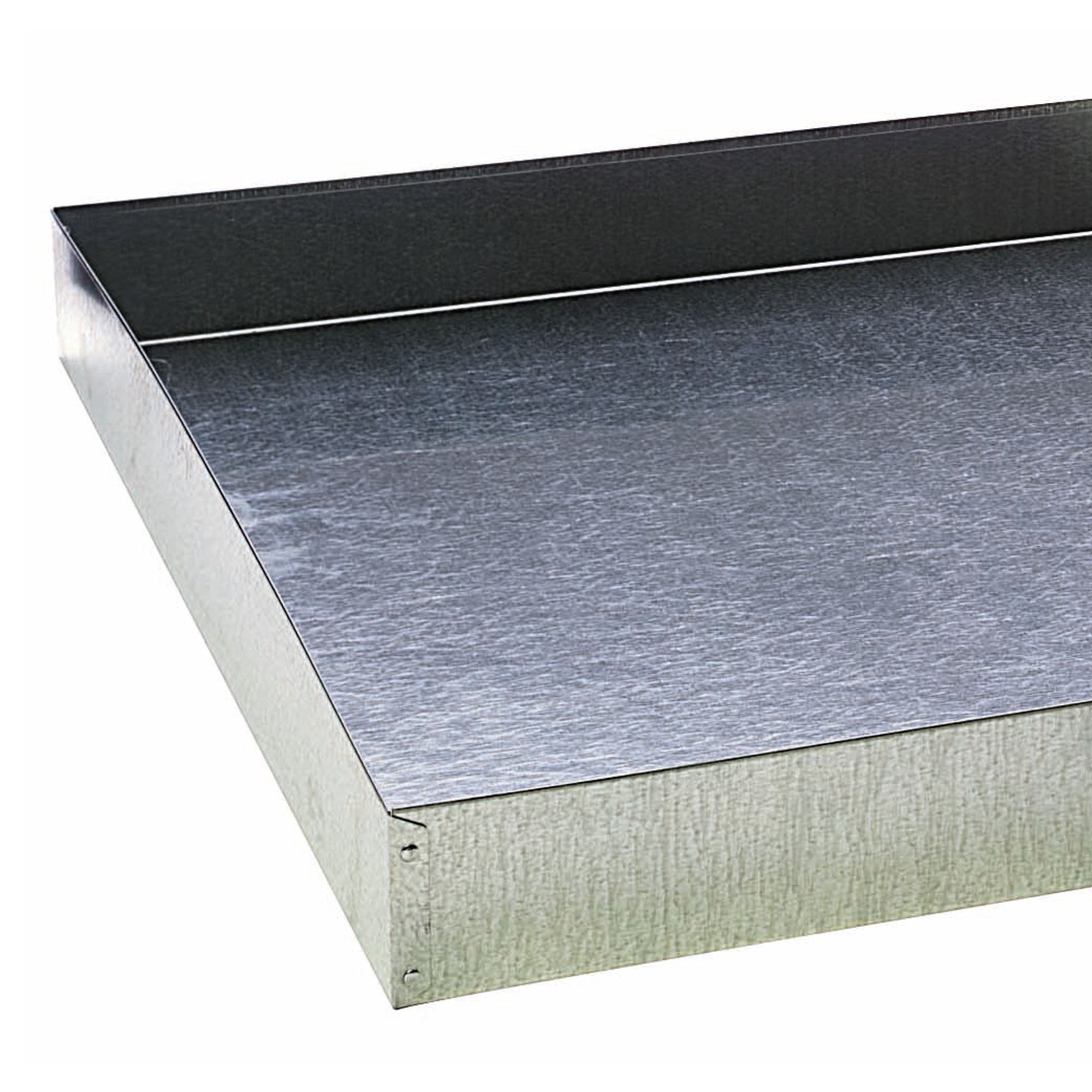 Pet Lodge 24 x 24 x 2.75 in Heavy Duty Metal Rabbit Waste Pan (Open Box) - VMInnovations