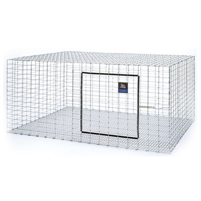 Little Giant Wire Rabbit Hutch Pet Lodge with Galvanized Body and Door Guards