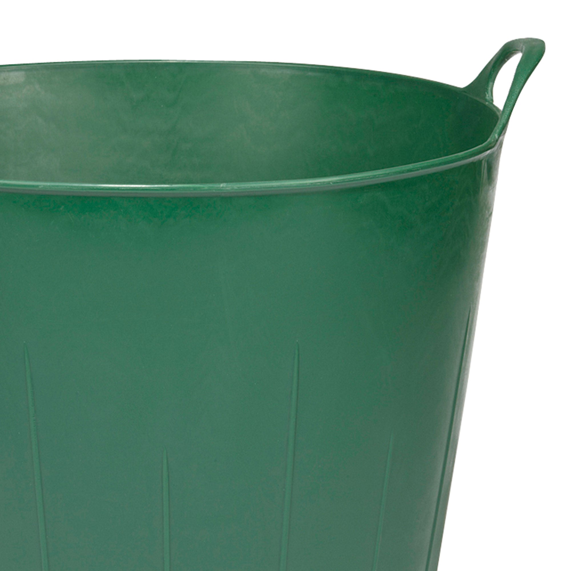 Little Giant 11 Gallon Heavy Duty Farm Bucket Poly/Rubber Flex Tub with Handles - VMInnovations