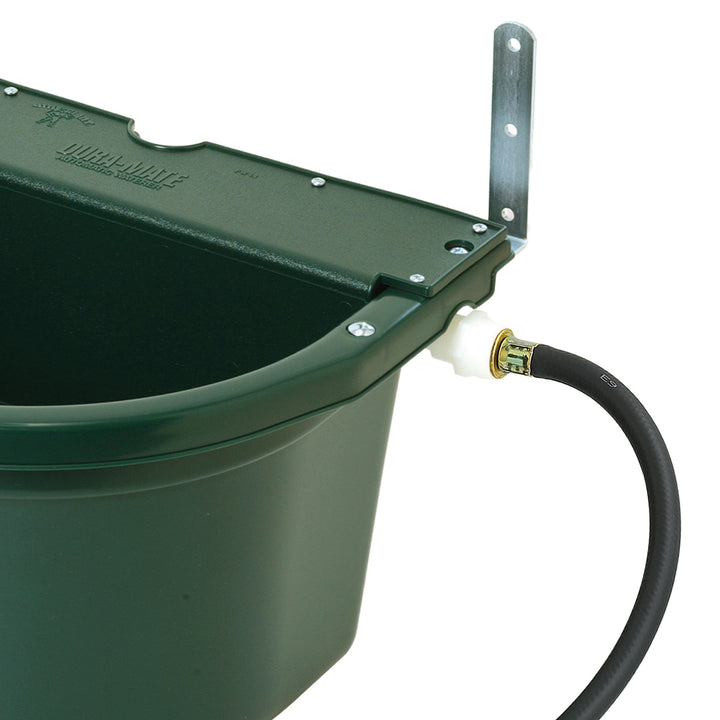 Little Giant 4 Gallon DuraMate Automatic Waterer with Metal Brackets, Green - VMInnovations