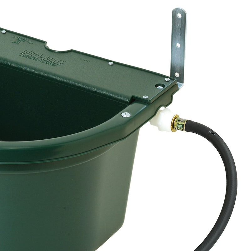 Little Giant 4 Gallon DuraMate Automatic Waterer with Metal Brackets, Green