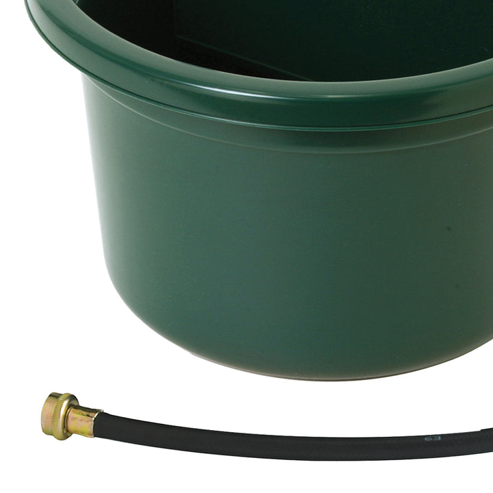 Little Giant 4 Gallon DuraMate Automatic Waterer with Metal Brackets, Green - VMInnovations