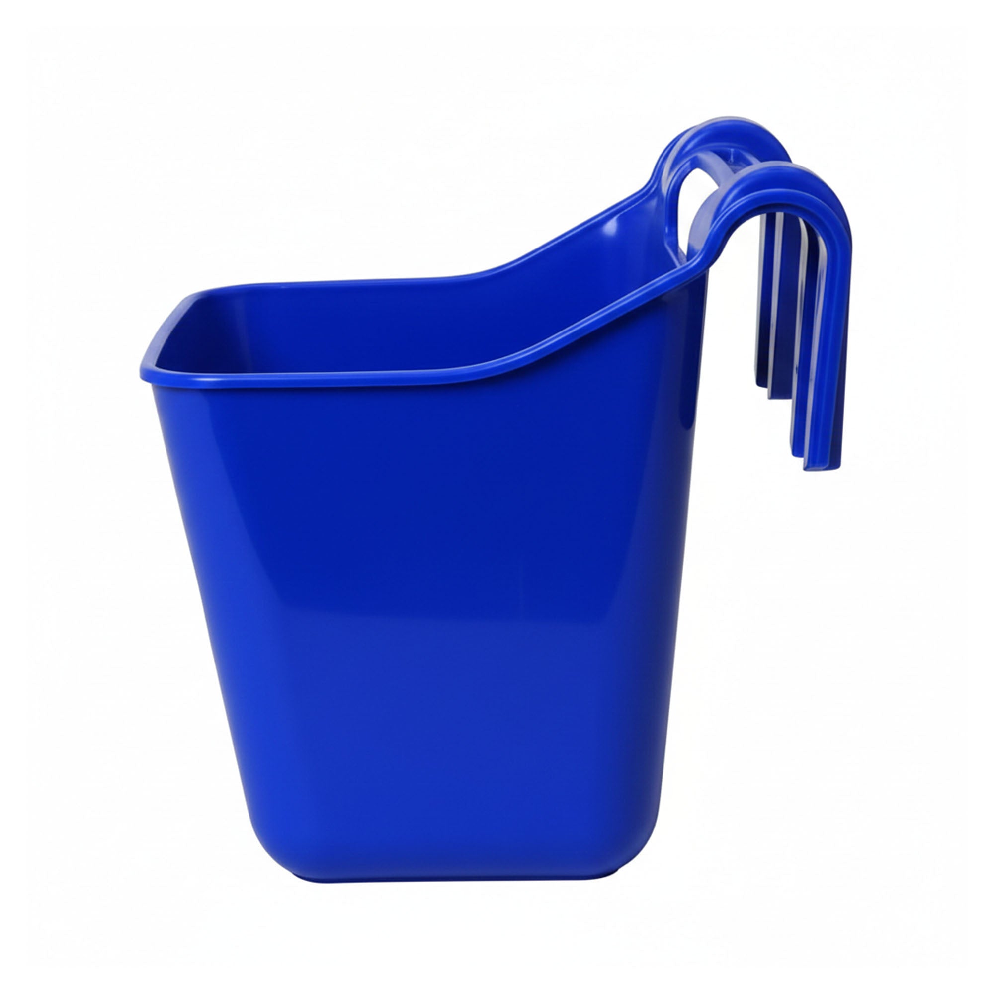 Little Giant 12 Quart Mountable Livestock & Pet Hook Over Bucket Feeder, Blue - VMInnovations