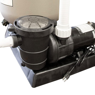 Swimline HydroTools Hydro Flo 1.5 HP 5,940 GPH 3,450 RPM Vertical Discharge Pump