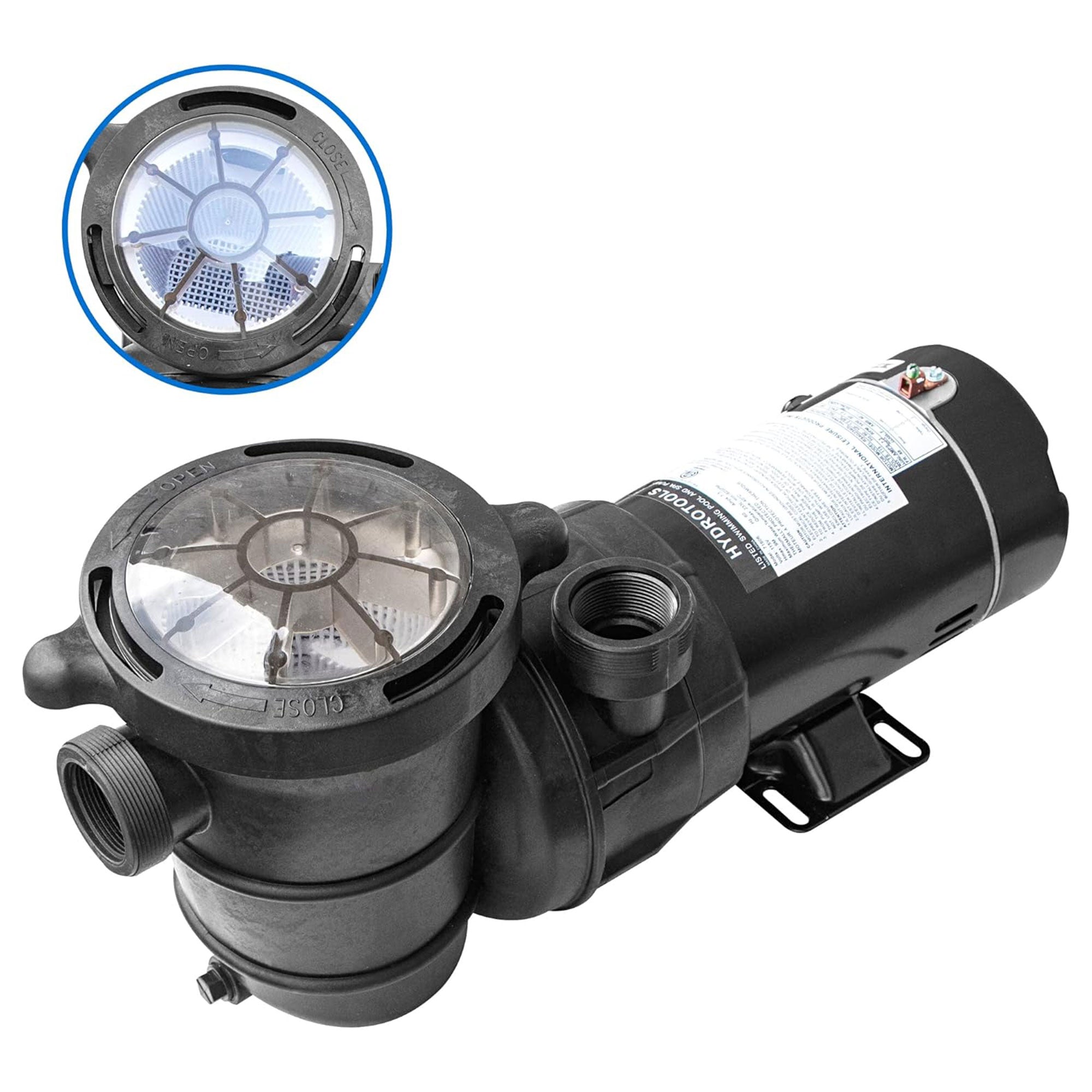 Swimline Hydro Flo 1.5 HP 5940 GPH 3450 RPM Horizontal Discharge Pump (Open Box) - VMInnovations