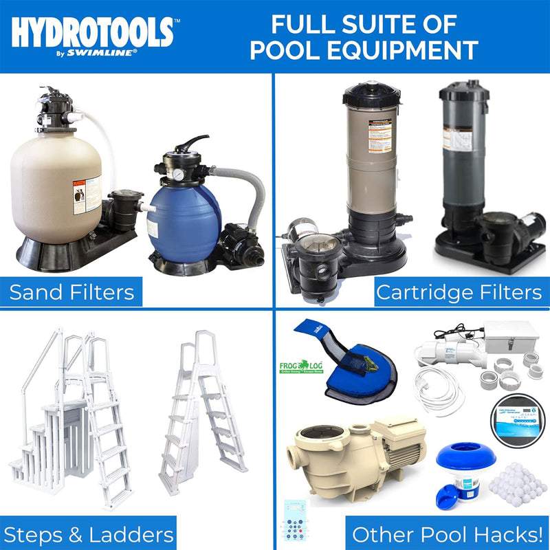 Swimline HydroTools Hydro Flo 0.35HP 2,400 GPH 3,450 RPM Vertical Discharge Pump