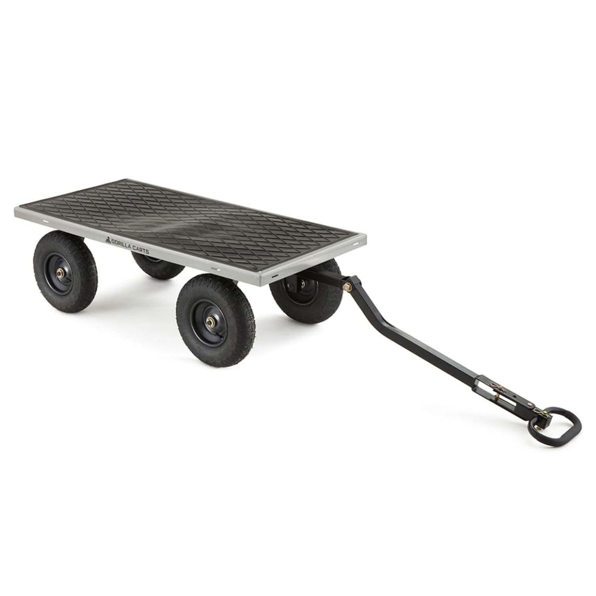 Gorilla Cart 1000lb Capacity Heavy Duty Steel Utility Wagon Cart,Gray(For Parts) - VMInnovations