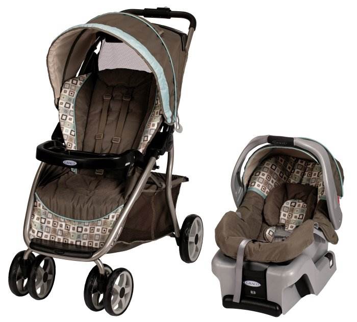 Graco Dynamo Lite LX Stroller & SnugRide 30 Car Seat Travel System - Soho Square