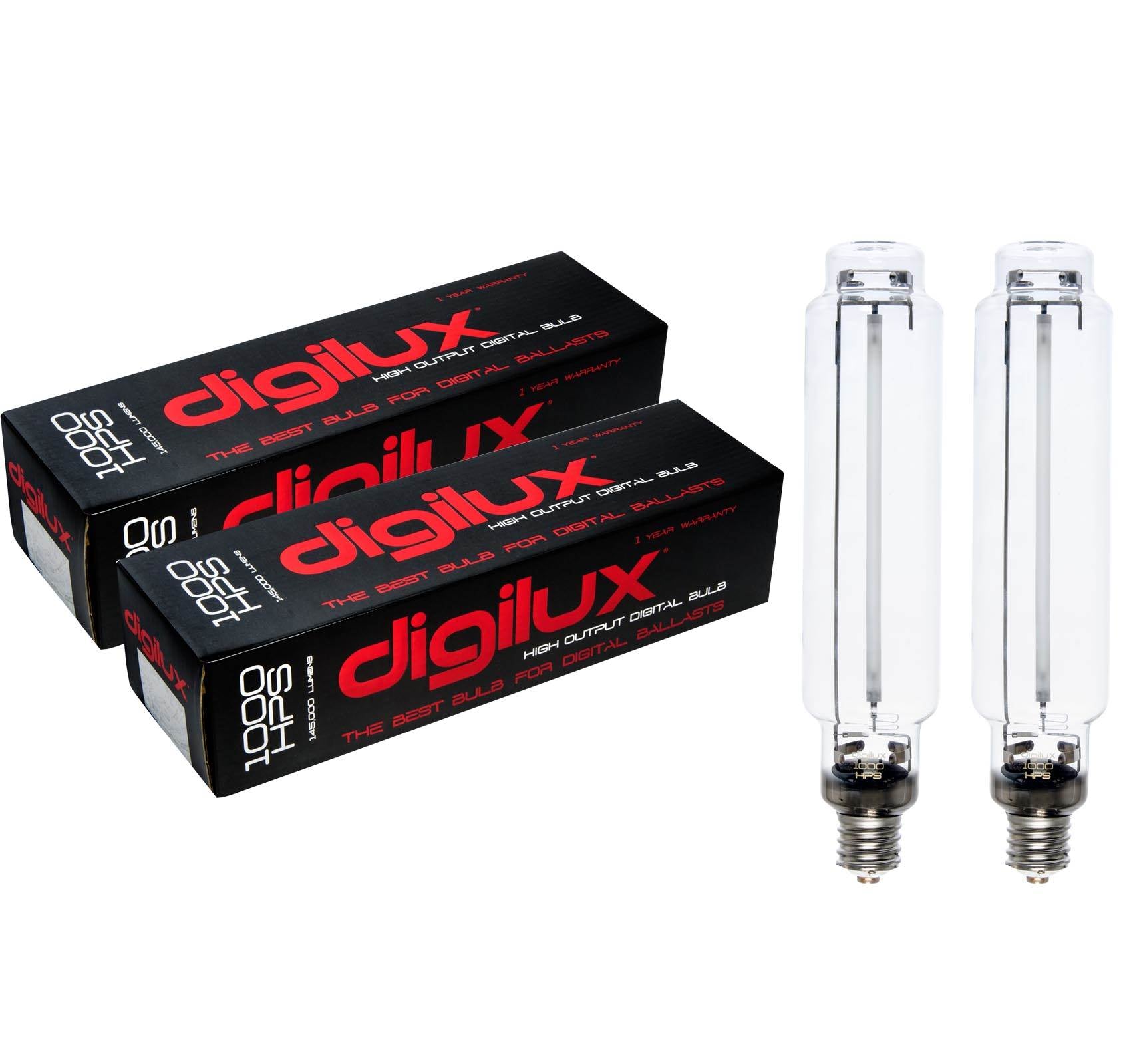 Digilux DX1000 1000 Watt HPS HID Sodium Digital Ballast Grow Lamp Light Bulb (2) - VMInnovations