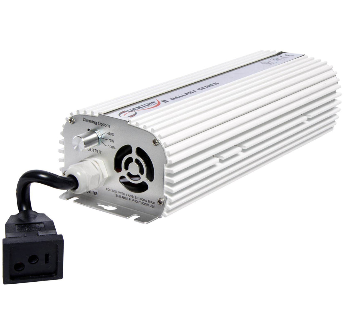 Quantum QT600 600 Watt HPS & MH Dimmable Digital Grow Light Lamp Ballast, 2 Pack