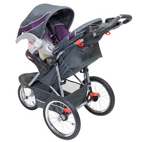 Baby Trend Swivel Jogger Baby Jogging Stroller Travel System - Elixer - Open Box