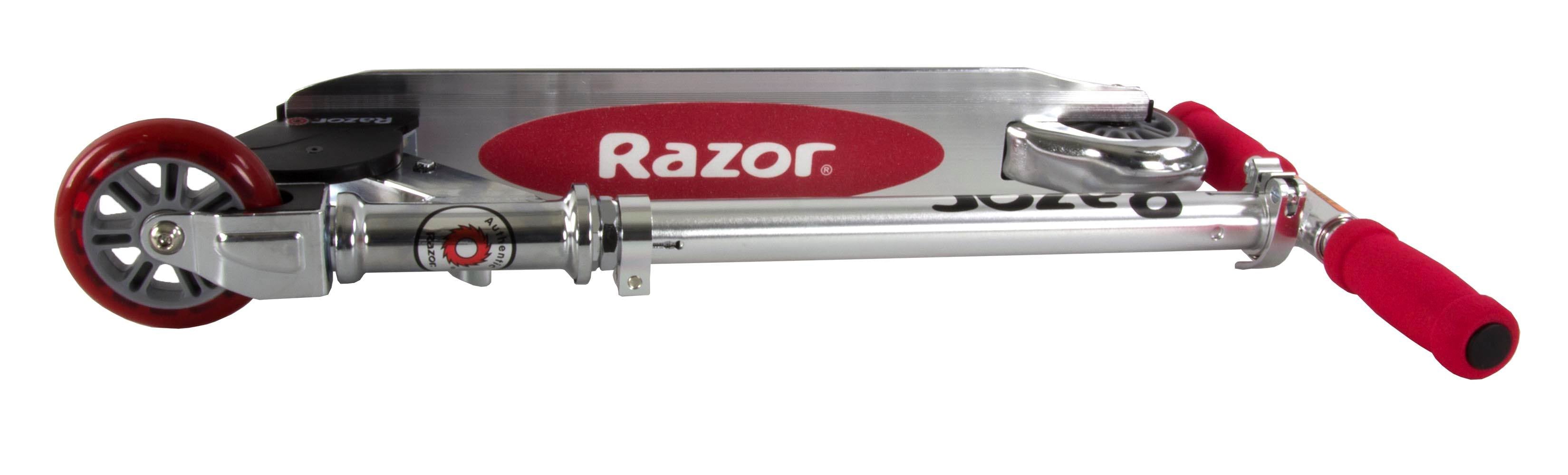 Razor A Folding Aluminum Kick Scooter Boys / Girls | Red 13003A-RDR (Open Box)