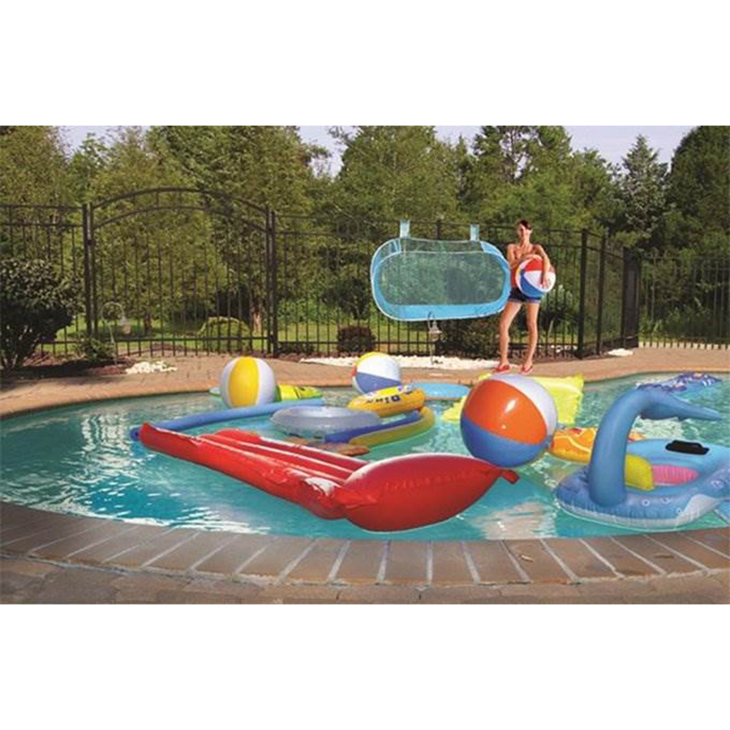 Water Tech Pool Blaster Pool Raft Float Inflatables Toy Pouch Holder (Used)