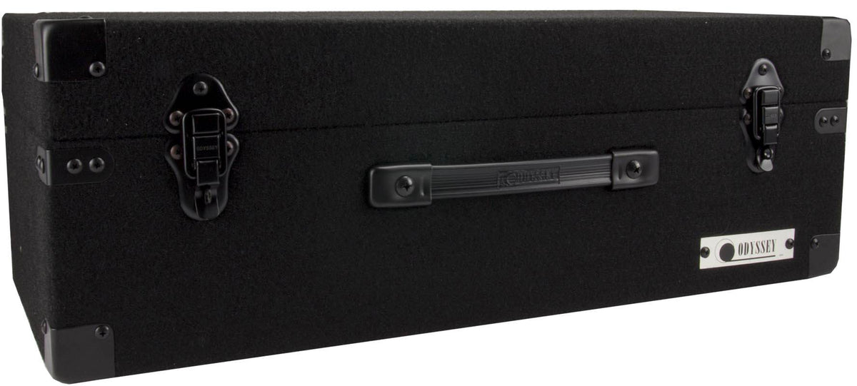 Odyssey 3-Row Carpeted Storage Case Holds (200) 45 RPM Vinyl Records (Defective)