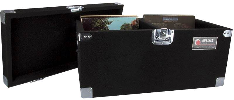 Odyssey Carpeted Pro DJ Case w/ Detachable Lid 200 LP Vinyl Records (Open Box) - VMInnovations