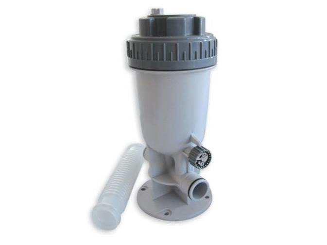 INTEX 2500 GPH Filter Pump w/ GFCI & Klor-In Automatic Inline Chlorine Feeder