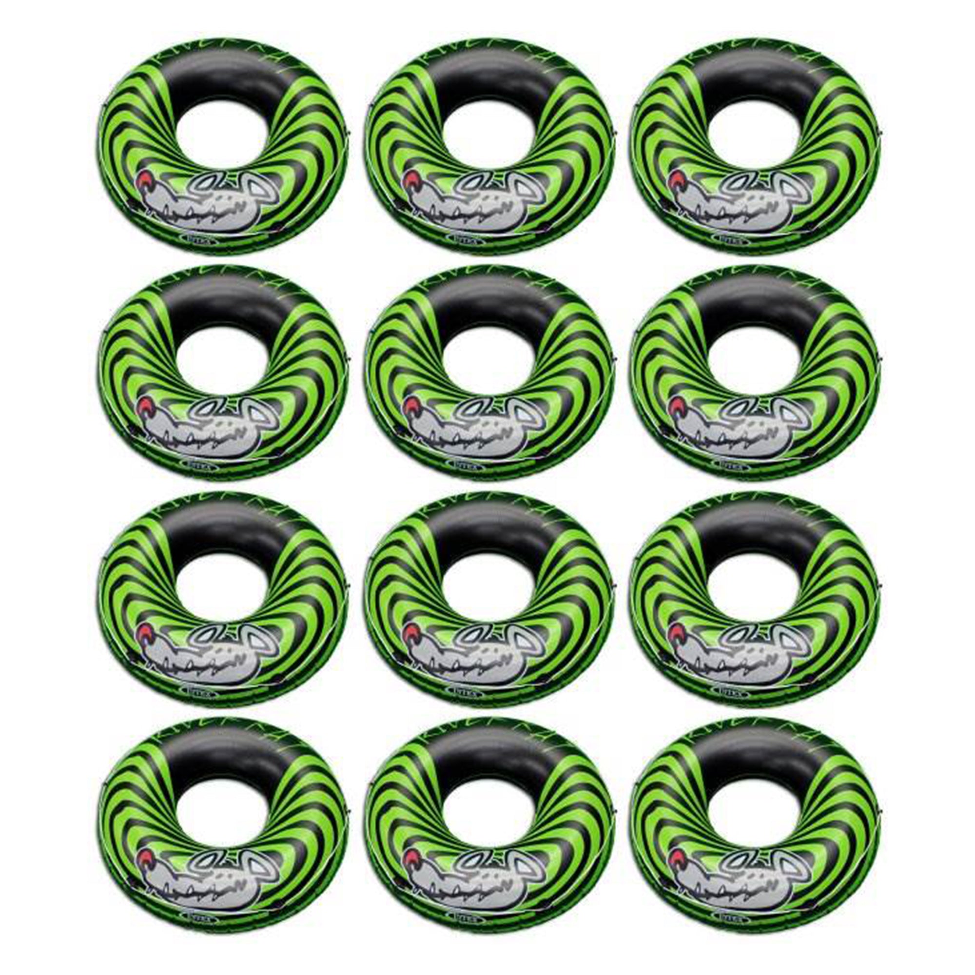 12-Pack Intex River Rat 48" Inflatable Tubes For Lake/Pool/River | 12 x 68209E - VMInnovations
