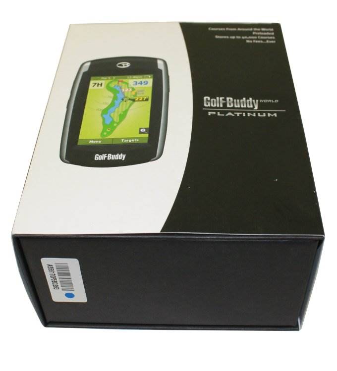 GOLF BUDDY World Platinum GPS Ranger Finder - Automatic Course & Hole w/ Tracker