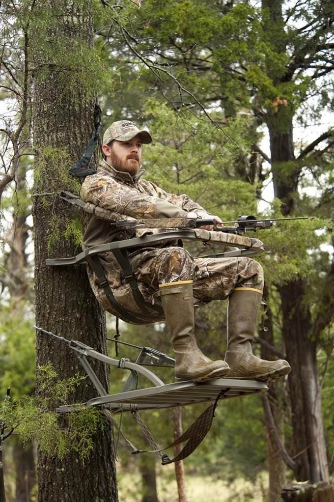 NEW! Summit Goliath SD Self Climbing Treestand 81119 - Bow & Rifle Deer Hunting (Open Box)